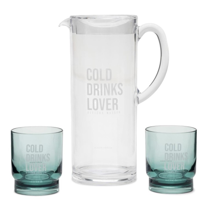 Riviera Maison Cold Drinks Lover Jug & Glasses Set