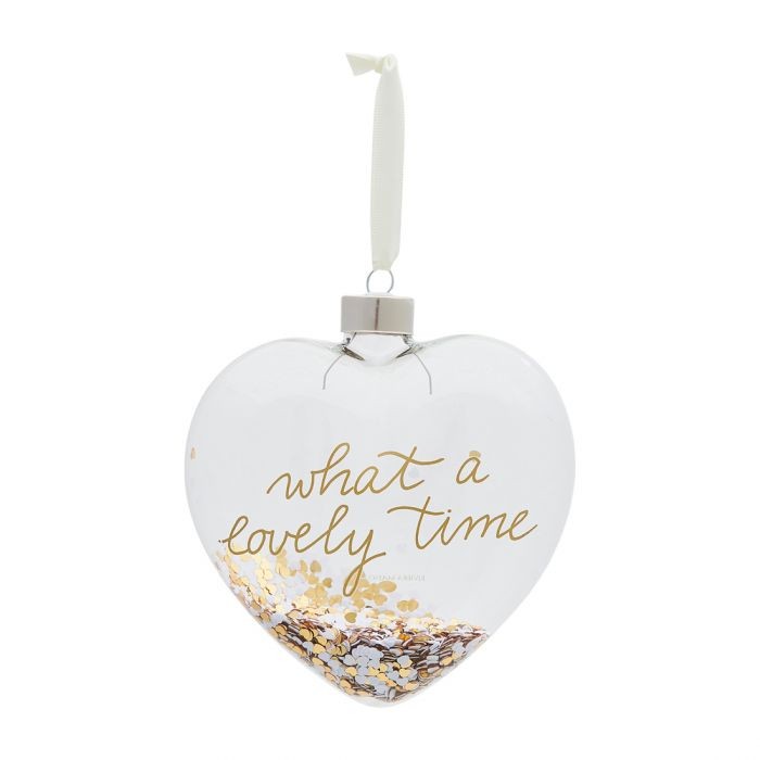 Riviera Maison Lovely Time Heart Ornament gold M