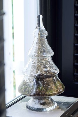 Riviera Maison Let It Snow Glass Christmas Tree M