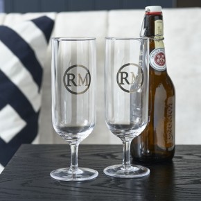 Riviera Maison Love Beer Glass 2 pieces