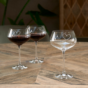 Riviera Maison With Love Red Wine Glass
